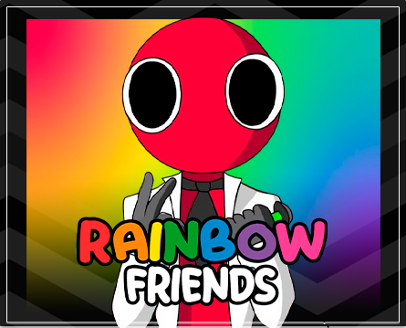 Kits Imprimibles Gratis Rainbow Friends Red candy bar